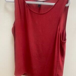 Eileen Fisher Red sleeveless top